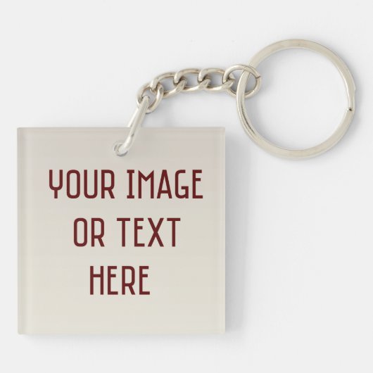 Christelijk terugbetaald rood kruis- en tekstontwe sleutelhanger (Achterkant)