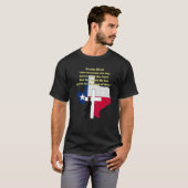 Christelijk Texas Cowboy Religieuze gebed Jesus Bi T-shirt (Voorkant volledig)
