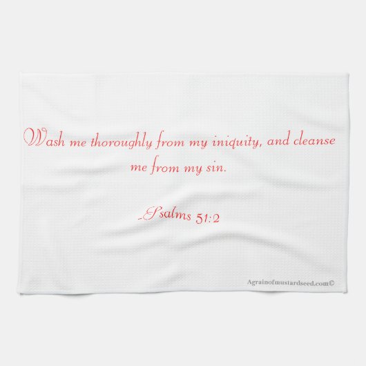 Christelijk Theedoek (Horizontaal)