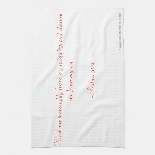 Christelijk Theedoek (Verticaal)