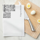 Christelijk Theedoek (Quarter Fold)