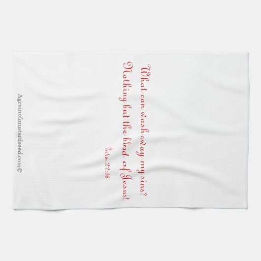 Christelijk Theedoek (Horizontaal)