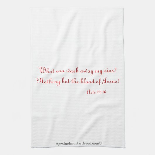 Christelijk Theedoek (Verticaal)