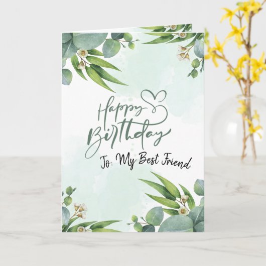 Christelijk thema gevouwen verjaardag Wenskaart Kaart (Gele Bloem)