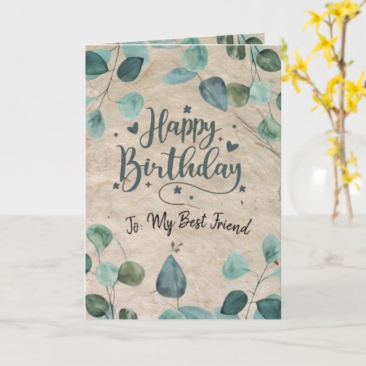 Christelijk thema gevouwen verjaardag Wenskaart Kaart (Gele Bloem)