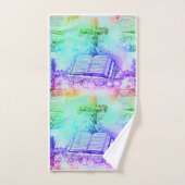 Christelijk thema met bijbelpastels bad handdoek (Handdoek)