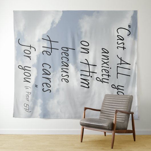 Christelijk thema van het ontwerp van prachtige wo wandkleed (In Situ (horizontaal))