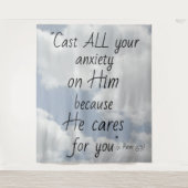 Christelijk thema van het ontwerp van prachtige wo wandkleed (Voorkant)