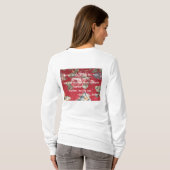 Christelijk-themed Woman's T-Shirt (Achterkant volledig)