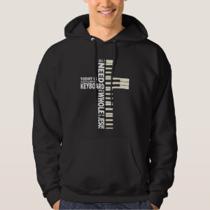 Christelijk toetsenbord Musicus Jesus Lover Band Hoodie