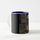 Christelijk Tweekleurige Koffiemok (Voorkant links)