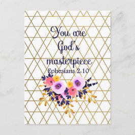Christelijk U bent Gods MasterstukManuscript Briefkaart