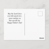 Christelijk Uitzicht Vaderdag Bijbelverse Oceaan Briefkaart (Achterkant)