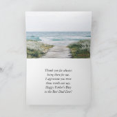 Christelijk Uitzicht Vaderdag Bijbelverse Oceaan Kaart (Binnen)