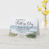 Christelijk Uitzicht Vaderdag Bijbelverse Oceaan Kaart (Gele Bloem)