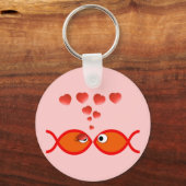 Christelijk Valentijn Oranje v2 Sleutelhanger (Voorkant)