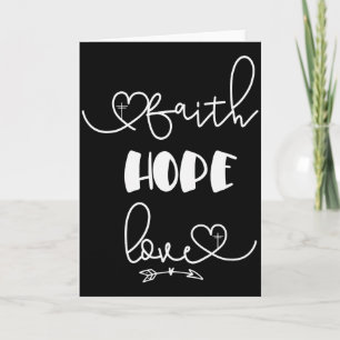 Christelijk Valentijnsdag Cadeau Rustiek Geloof Ho Kaart