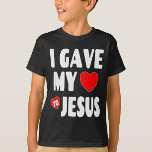 Christelijk Valentijnsshirt - Ik gaf mijn hart aan T-shirt