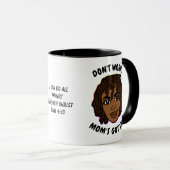 Christelijk van het Afrikaanse Amerikaanse MOM Mok (Voorkant rechts)