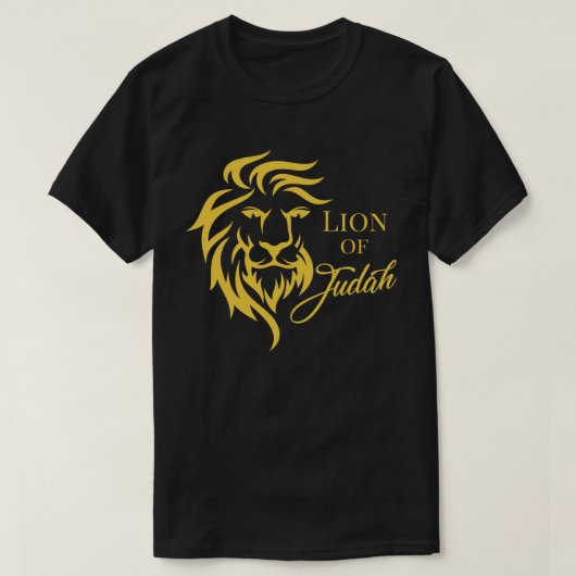 Christelijk van Judah Golden Yellow Evangelical T-shirt (Design voorkant)