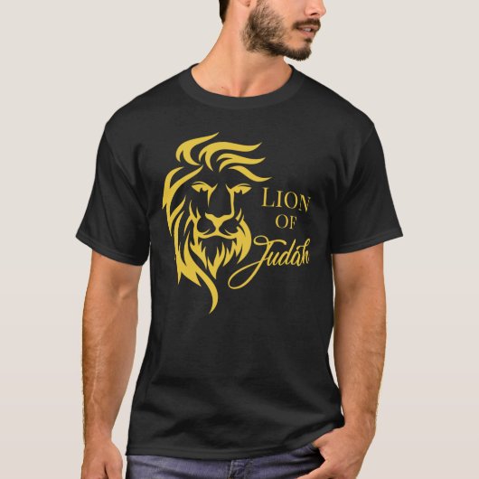 Christelijk van Judah Golden Yellow Evangelical T-shirt (Voorkant)