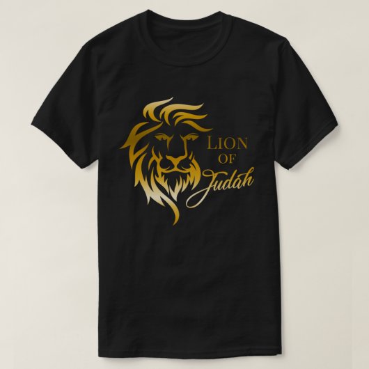 Christelijk van Judah Golden Yellow Evangelical T-shirt (Design voorkant)
