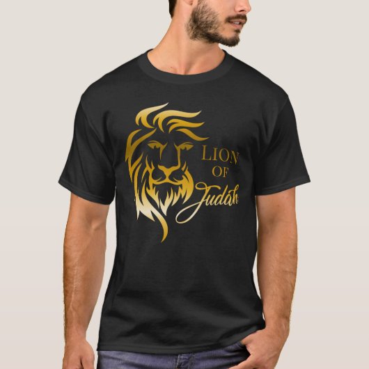 Christelijk van Judah Golden Yellow Evangelical T-shirt (Voorkant)