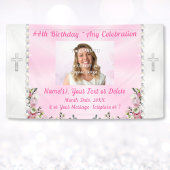 Christelijk verjaardagsspandoek, de verjaardag van spandoek