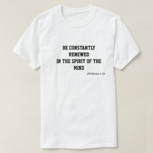 CHRISTELIJK, VERNIEUW UW MIJN t-shirt