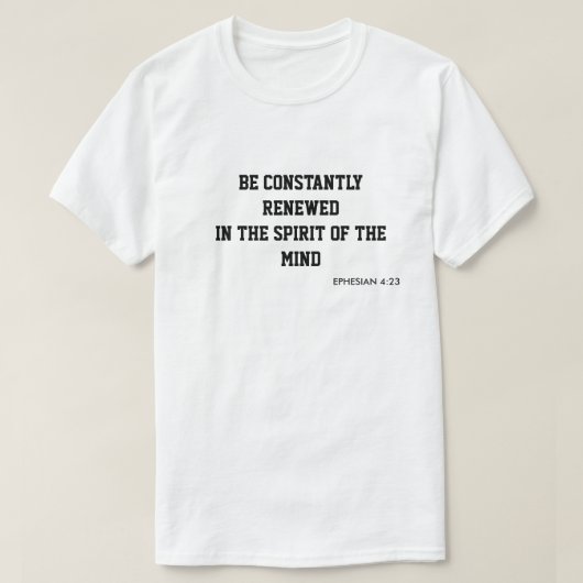 CHRISTELIJK, VERNIEUW UW MIJN t-shirt (Design voorkant)