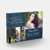 Christelijk Verse Afstuderen Foto Collage Blue (Links)