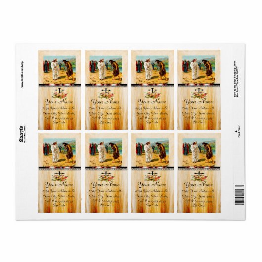 Christelijk  Verzendlabel 12 (Full Sheet)