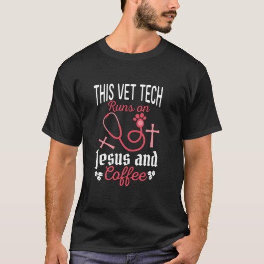 Christelijk Vet Tech Shirt Jesus Veterinary Techni (Voorkant)