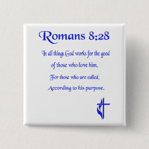 Christelijk Vierkante Button 5,1 Cm