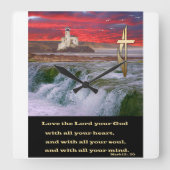 Christelijk Vierkante Klok (Voorkant)