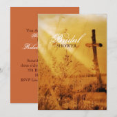 Christelijk vintage vrijgezellenfeest kaart (Voorkant / Achterkant)