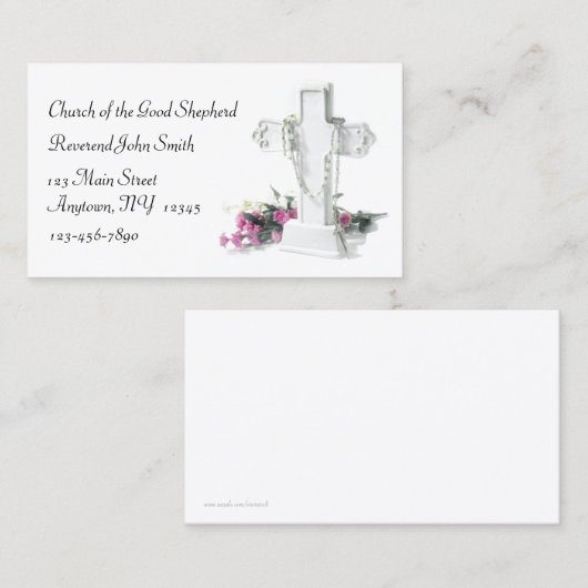 Christelijk Visitekaartje (Voorkant / Achterkant)