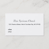 Christelijk Visitekaartje (Achterkant)