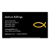 Christelijk Visitekaartje Magneet (Voorkant)