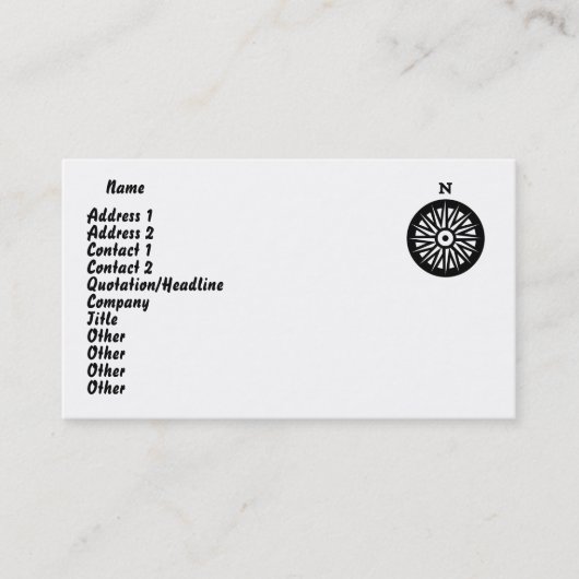 Christelijk Visitekaartje voor advies (Voorkant)