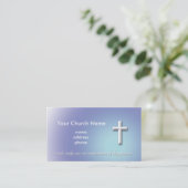 Christelijk Visitekaartje voor het Vredeskruis (Staand voorkant)