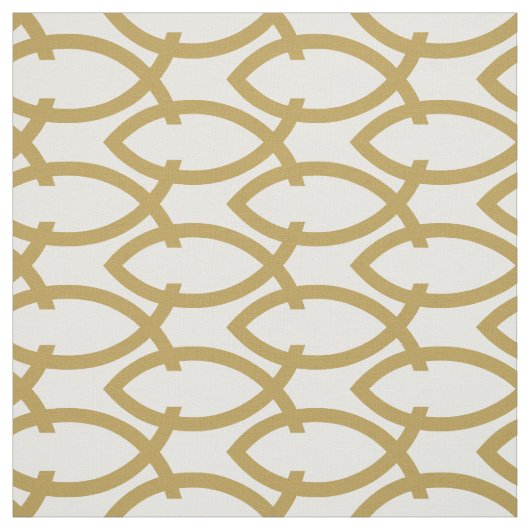 Christelijk vispatroon stof (Swatch)