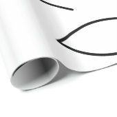 Christelijk vissymbool Ichthys Thunder_Cove Cadeaupapier (Rol Hoek)