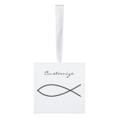 Christelijk vissymbool Ichthys Thunder_Cove Decoratie (Rechts)