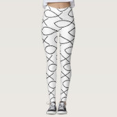 Christelijk vissymbool Ichthys Thunder_Cove Leggings (Voorkant)