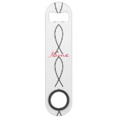 Christelijk vissymbool Ichthys Thunder_Cove Speed Flessenopener (Achterkant)