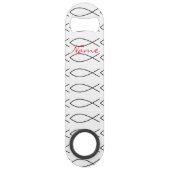 Christelijk vissymbool Ichthys Thunder_Cove Speed Flessenopener (Voorkant)