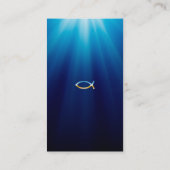Christelijk vissymbool | Inspirerend Visitekaartje (Achterkant)