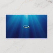 Christelijk vissymbool | INSPIREREND Visitekaartje (Voorkant)