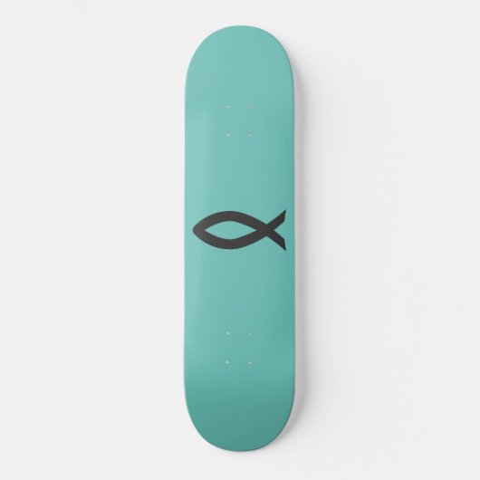 Christelijk Vissymbool Skateboards (Voorkant)